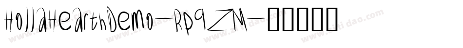 HollaHearthDemo-Rp9ZM字体转换