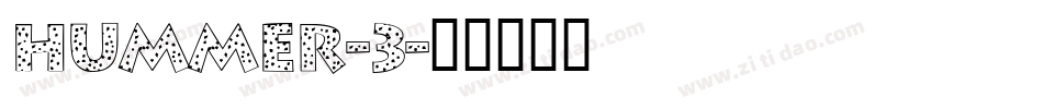 hummer-3字体转换