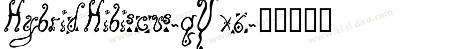 HybridHibiscus-qYx6字体转换