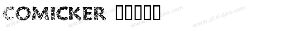 Comicker字体转换