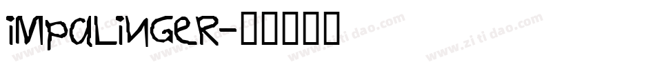 Impalinger字体转换