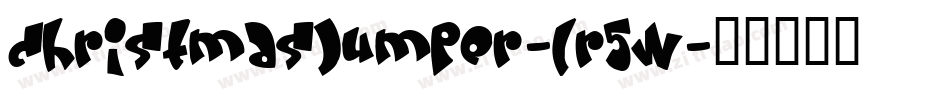 ChristmasJumper-Lr5W字体转换