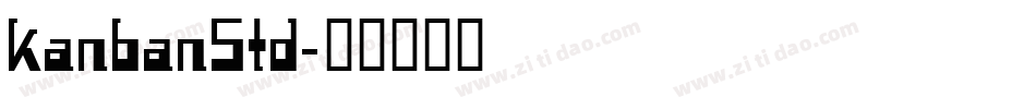KanbanStd字体转换