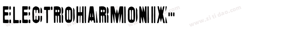 Electroharmonix字体转换