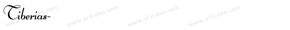 Tiberias字体转换