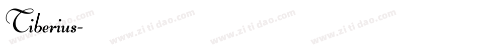 Tiberius字体转换