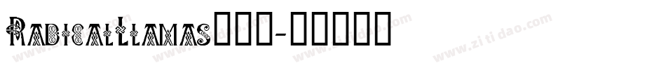 RadicalLlamas手机版字体转换