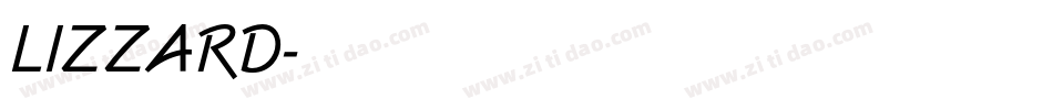 LIZZARD字体转换