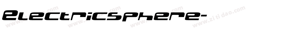 Electricsphere字体转换