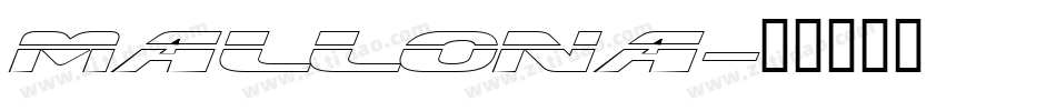 mallona字体转换