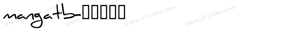 mangatb字体转换