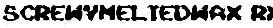 ScrewyMeltedWax-rxlO字体转换