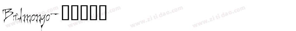 Belmongo字体转换