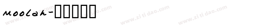 Moolah字体转换