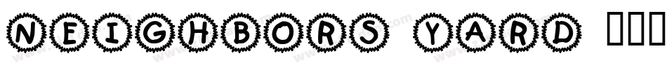 neighbors_yard字体转换