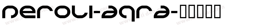 Neroli-AqrA字体转换