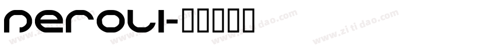 Neroli字体转换