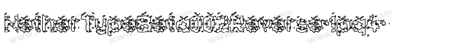 NetherTypeBeta002Reverse-1pq4字体转换