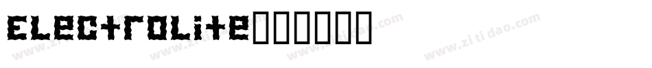 Electrolite字体转换