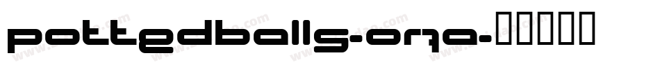 PottedBalls-oR7a字体转换