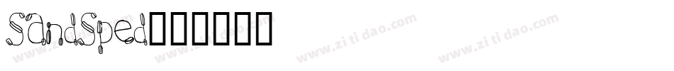 sandsped字体转换