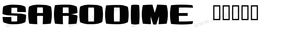 Sarodime字体转换
