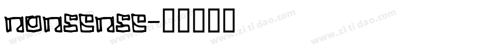 Nonsense字体转换