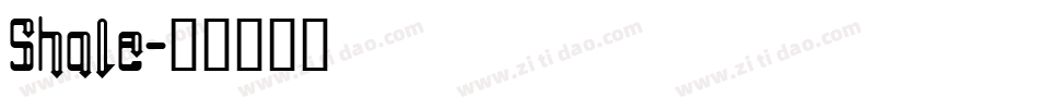 Shale字体转换