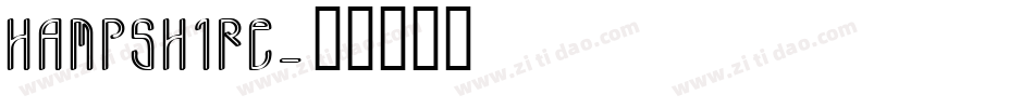 Hampshire字体转换