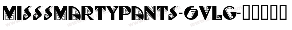 MissSmartyPants-6vlg字体转换