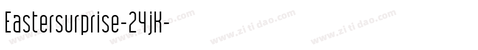 Eastersurprise-24jK字体转换