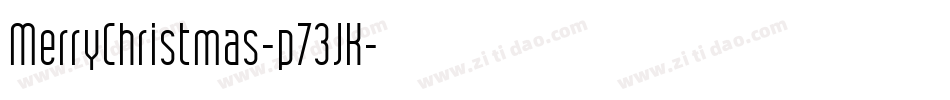 MerryChristmas-p73JK字体转换
