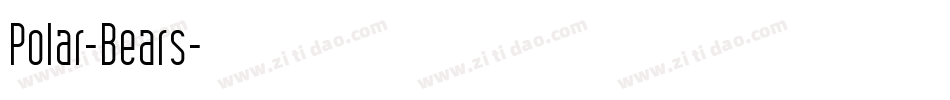 Polar-Bears字体转换