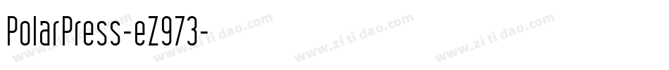PolarPress-eZ973字体转换