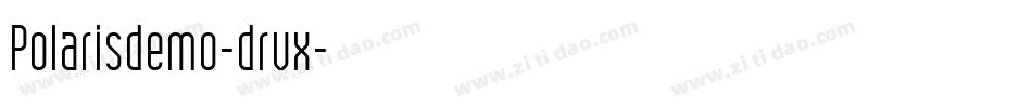Polarisdemo-drvx字体转换