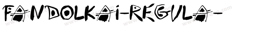 FandolKai-Regula字体转换