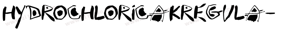 HydrochloricaKRegula字体转换