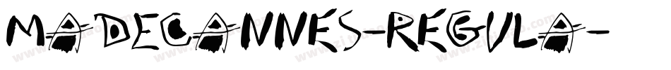 MADECannes-Regula字体转换
