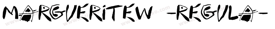 MargueriteW00-Regula字体转换