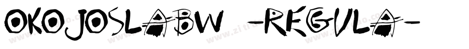 OkojoSlabW00-Regula字体转换