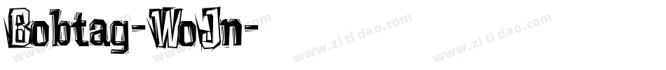 Bobtag-WoJn字体转换