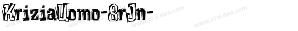 KriziaUomo-8rJn字体转换