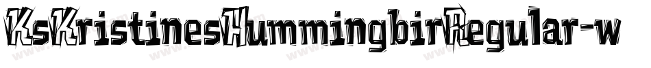 KsKristinesHummingbirRegular-wXJn字体转换