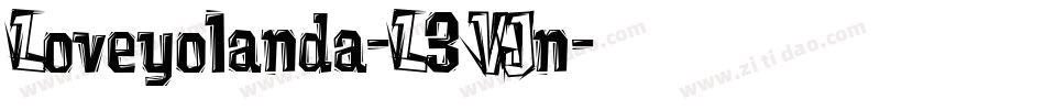 Loveyolanda-L3VJn字体转换