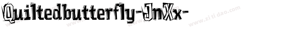 Quiltedbutterfly-JnXx字体转换
