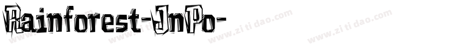 Rainforest-JnPo字体转换