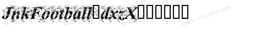 JnkFootball-dxzX字体转换
