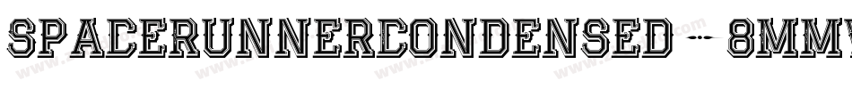 SpaceRunnerCondensed-8MMWD字体转换