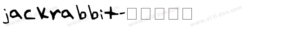 jackrabbit字体转换