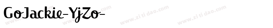 GoJackie-YjZo字体转换